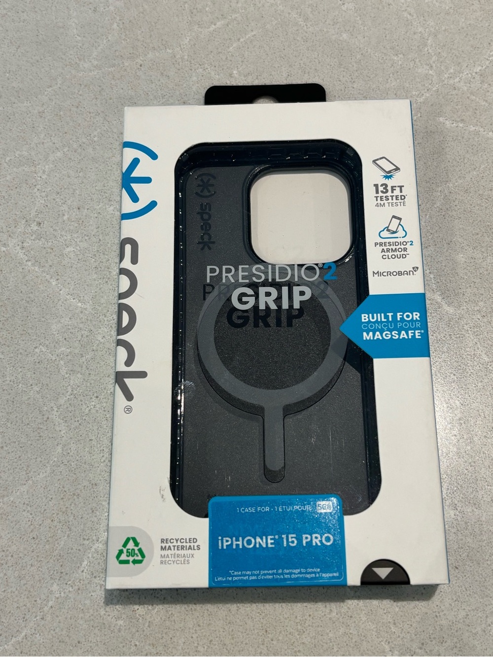 Speck Presidio2 Grip Case for iPhone 15 Pro Black 2X